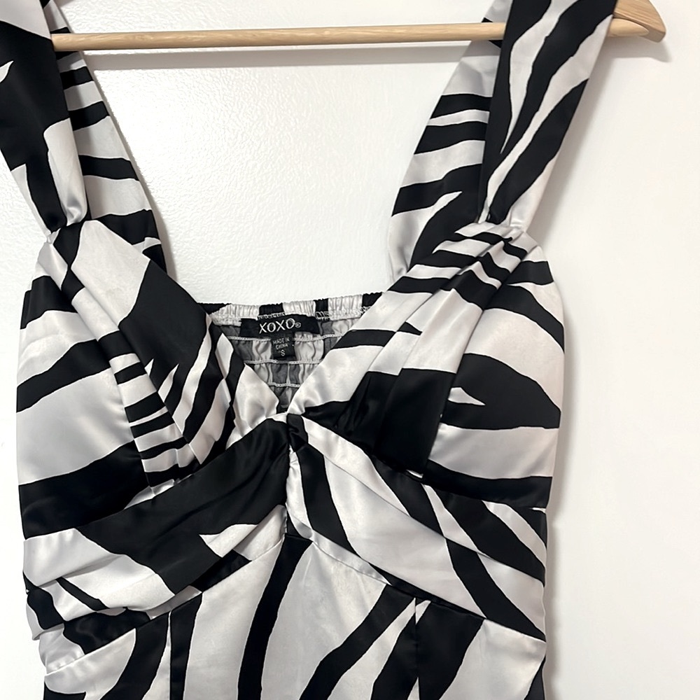 XOXO Zebra Top